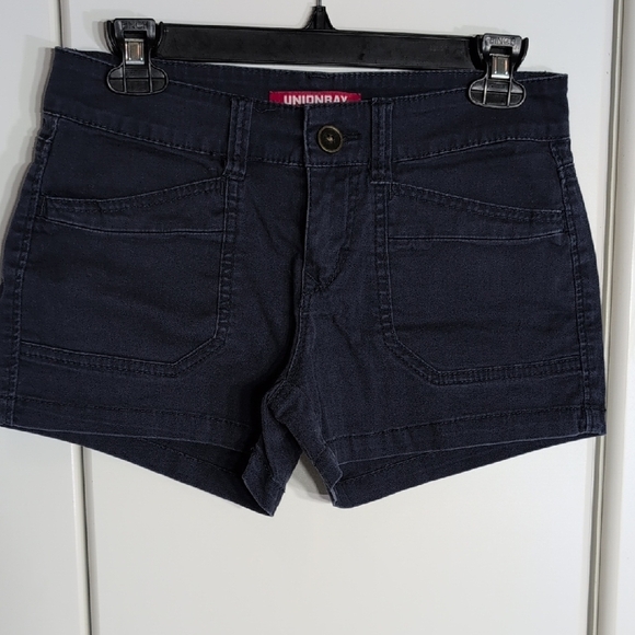 UNIONBAY Women's Dark Blue Jean Shorts - Picture 1 of 8